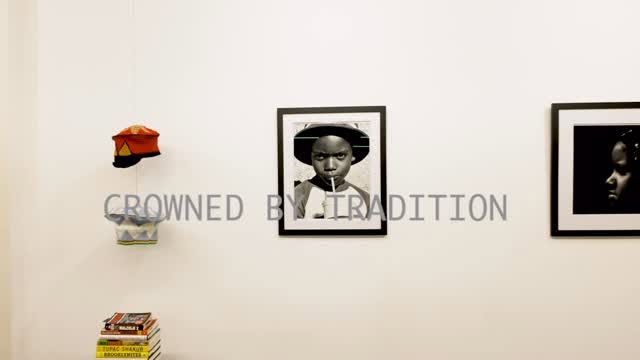 Crowned by Tradition installation at ILA Gallery