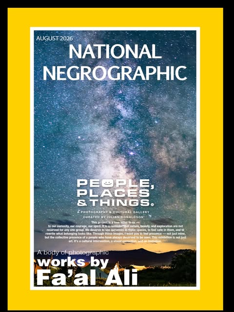 National Negrographic exhibition announcement